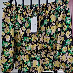 WHO, WHAT , WEAR Floral off the shoulder 3/4 sleeve Blouse.